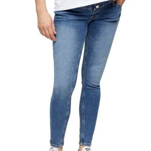 NEW TOPSHOP Jamie Over the Bump Maternity Jeans
